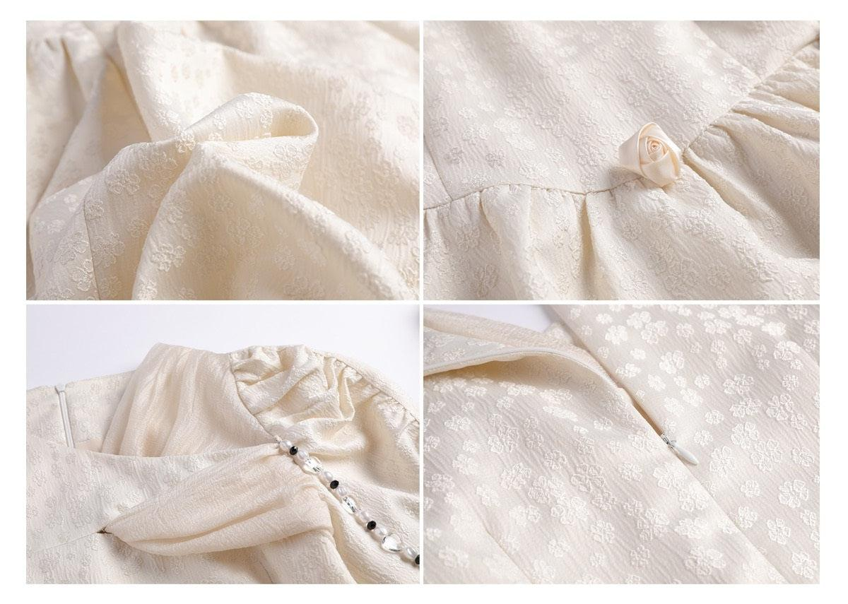 Crystal Shoulder Straps Fake Two-piece Dress WNW1238