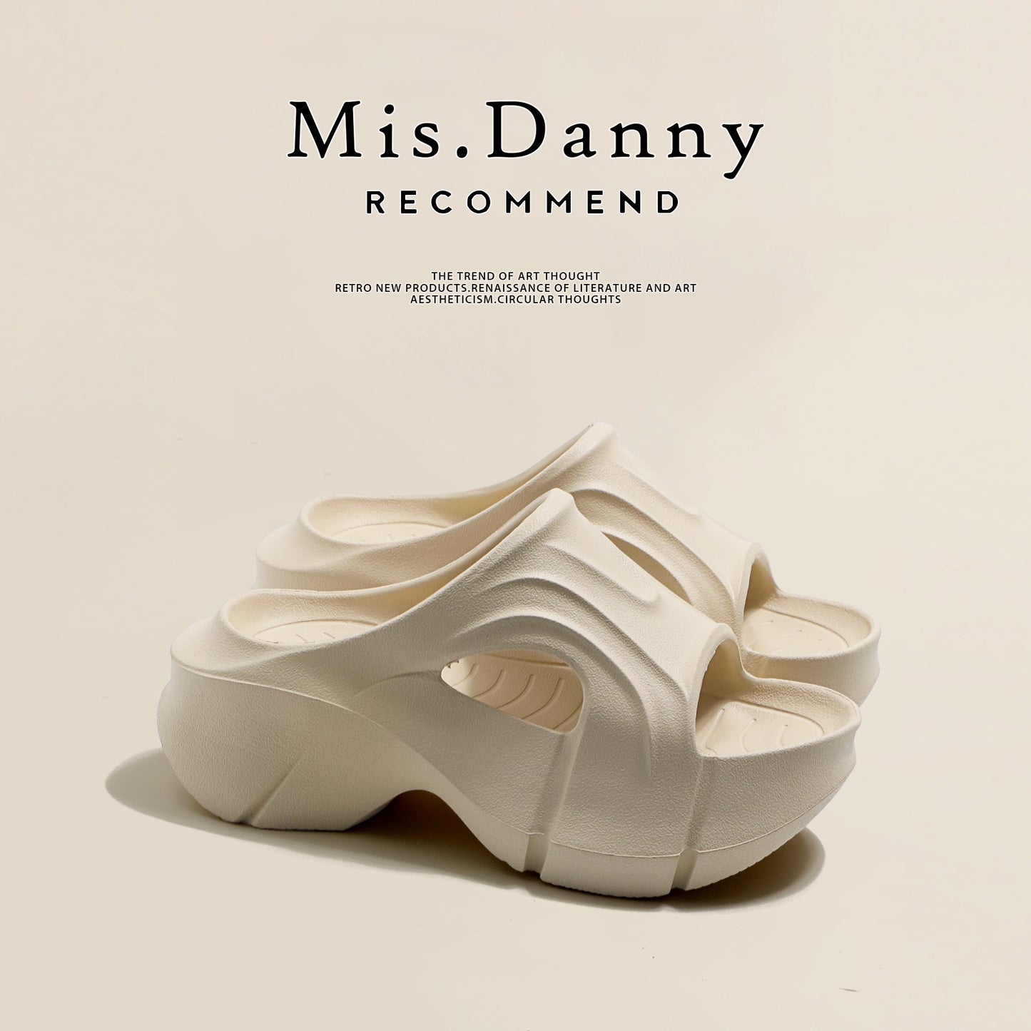 Ultra Light Extra Soft Thick Sole Single Strap Sandals NA8731