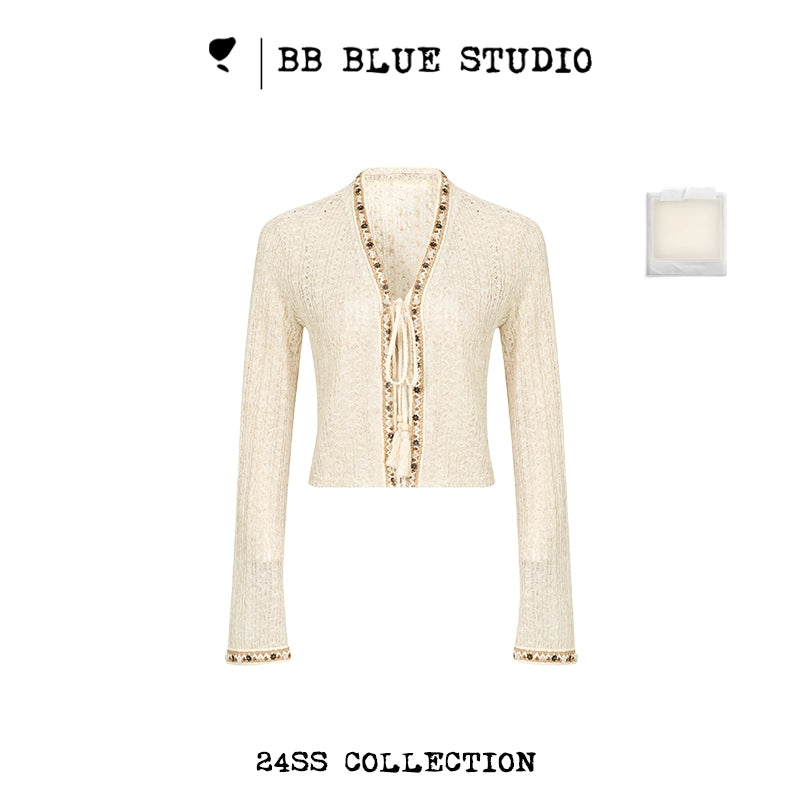 Beaded Knit Cardigan NA7561