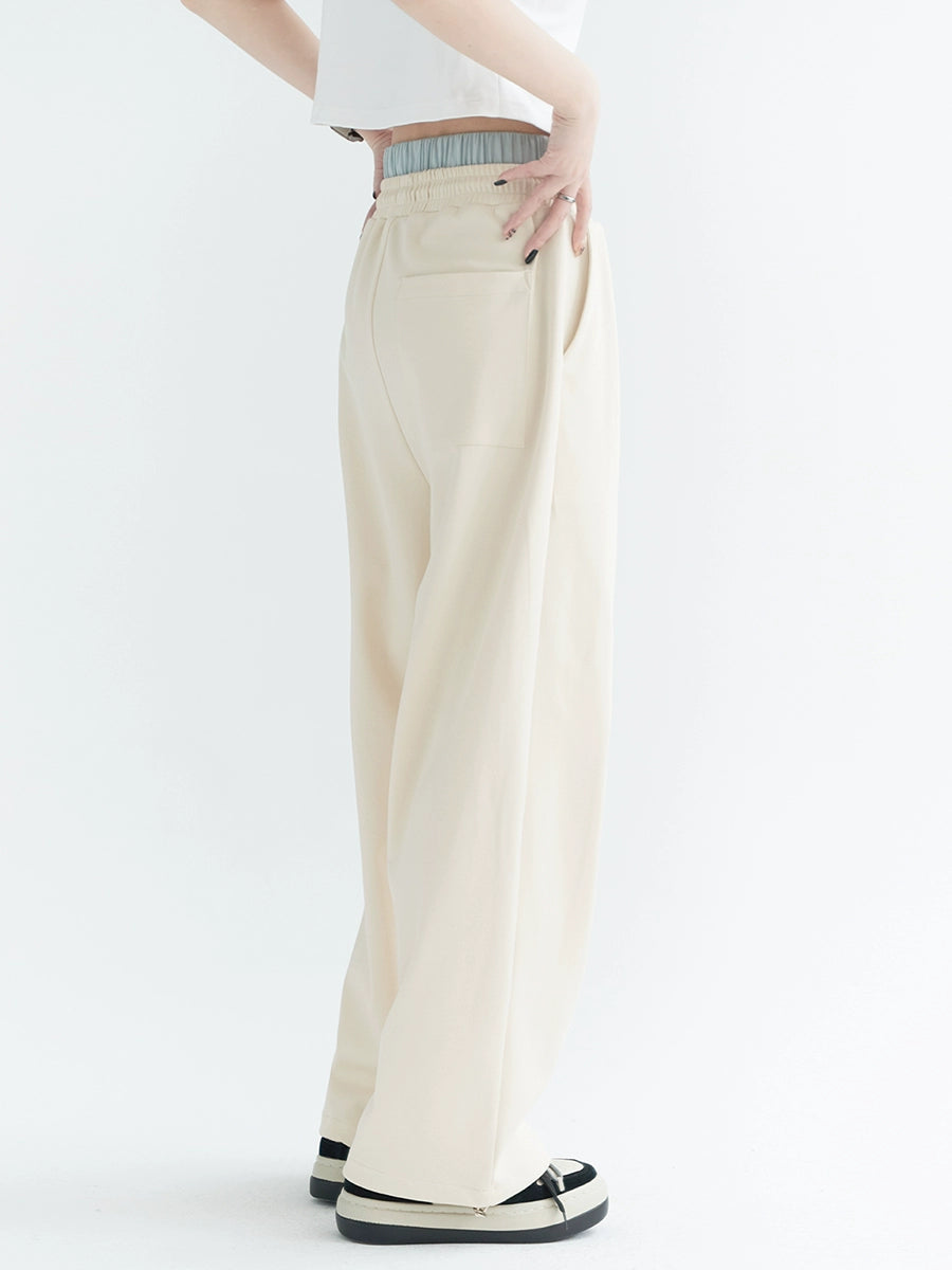 Double Waist Casual Straight Sweatpants NA2750