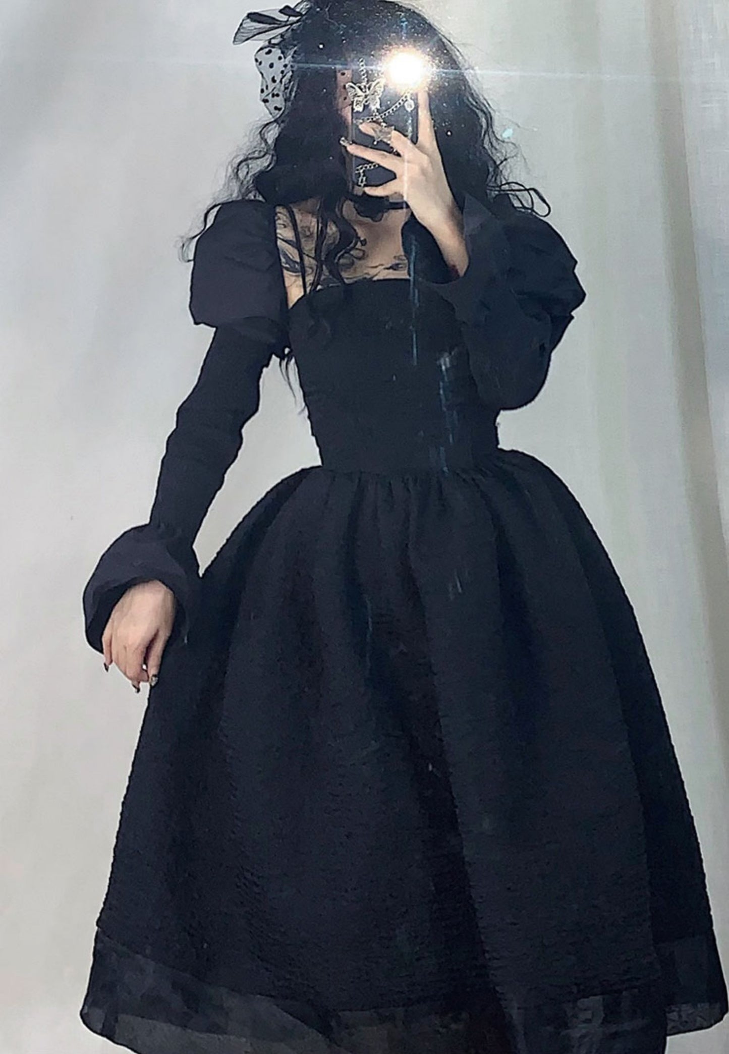 Shirring Sleeves Arm Cover NA7717