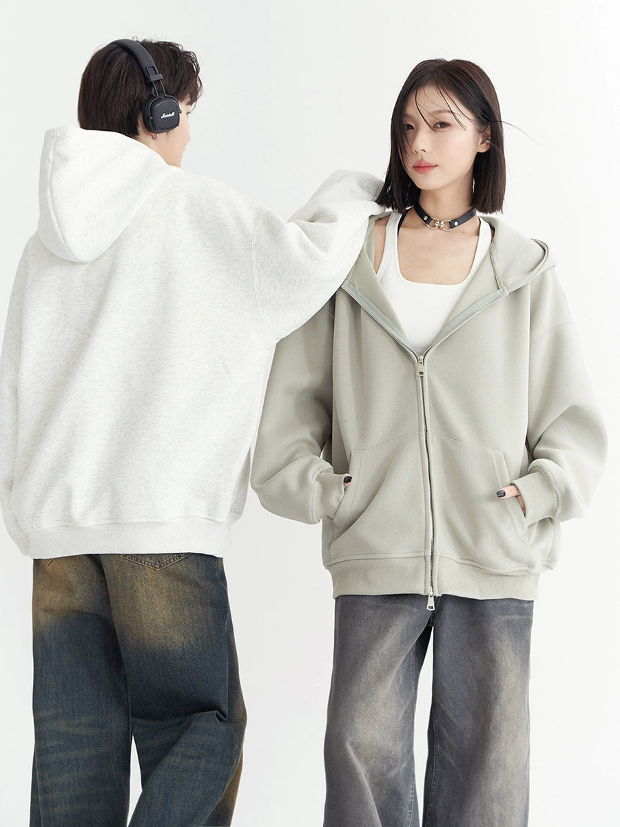 Oversize Zipper Hoodie NA2727