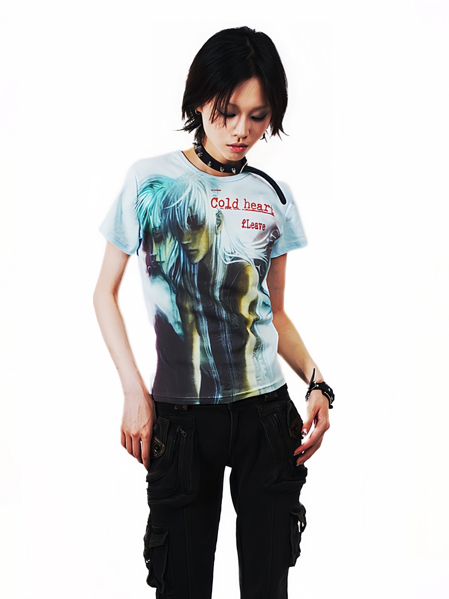 Graffiti Print Short Sleeve T-Shirt NA7672