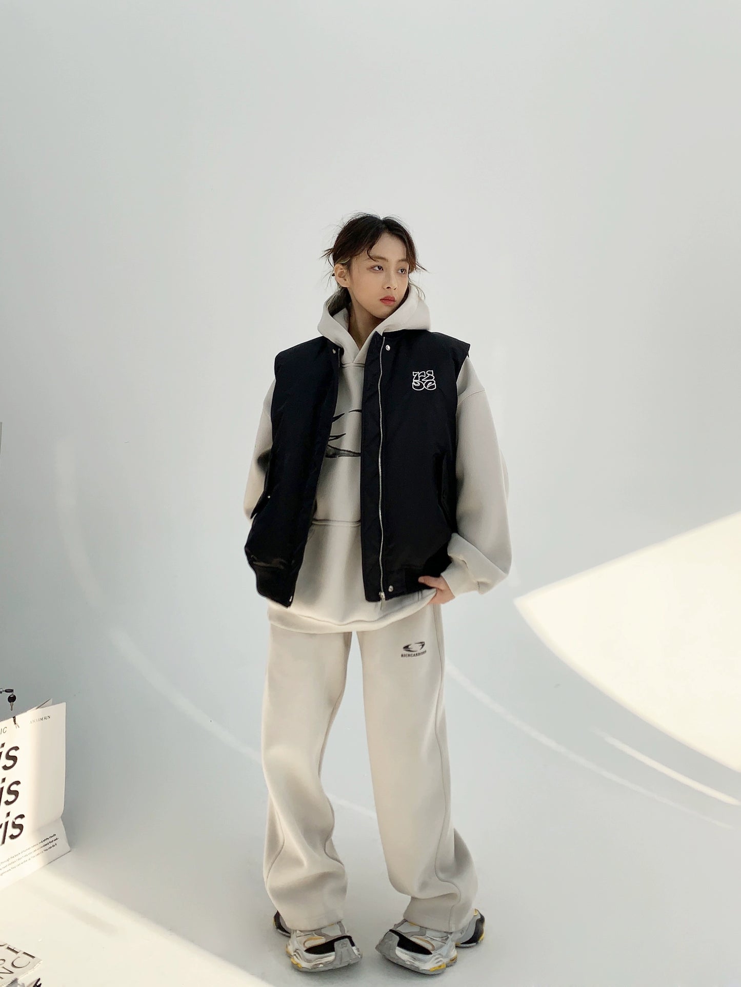 Thick Heavyweight Print Hoodie & Pants Set NA2814