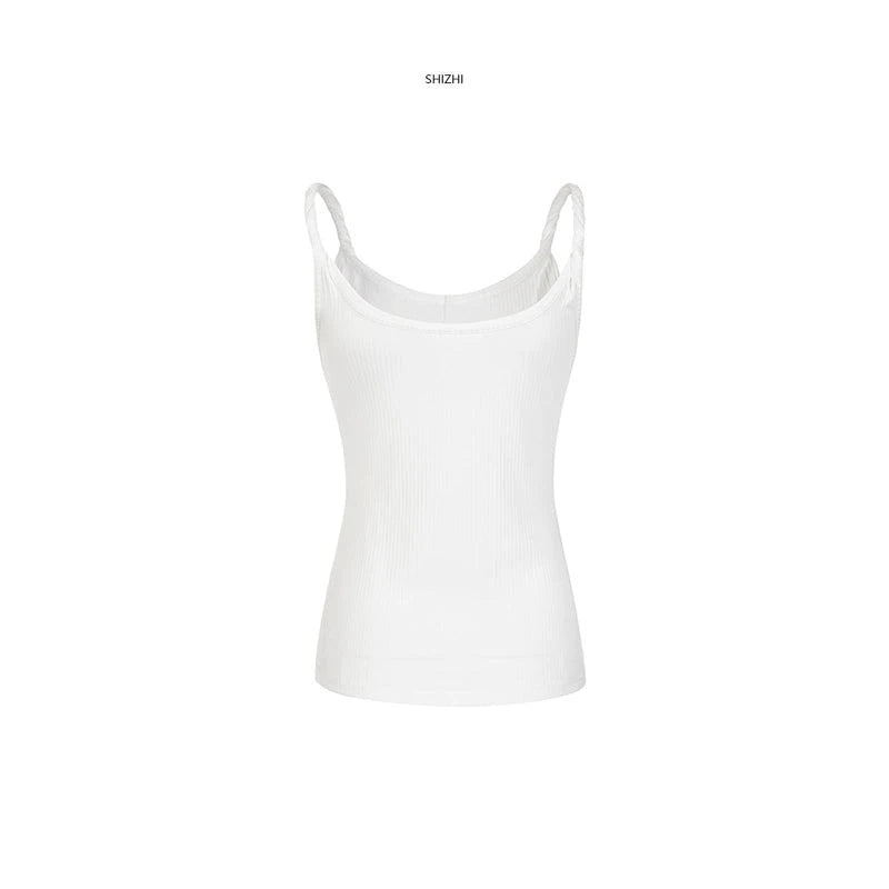 Braided Shoulder Strap Tank Top NA4280
