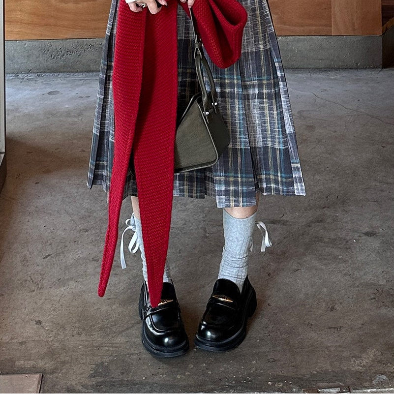 Ultra-Soft Lightweight Platform PU Leather Shoes NA8704