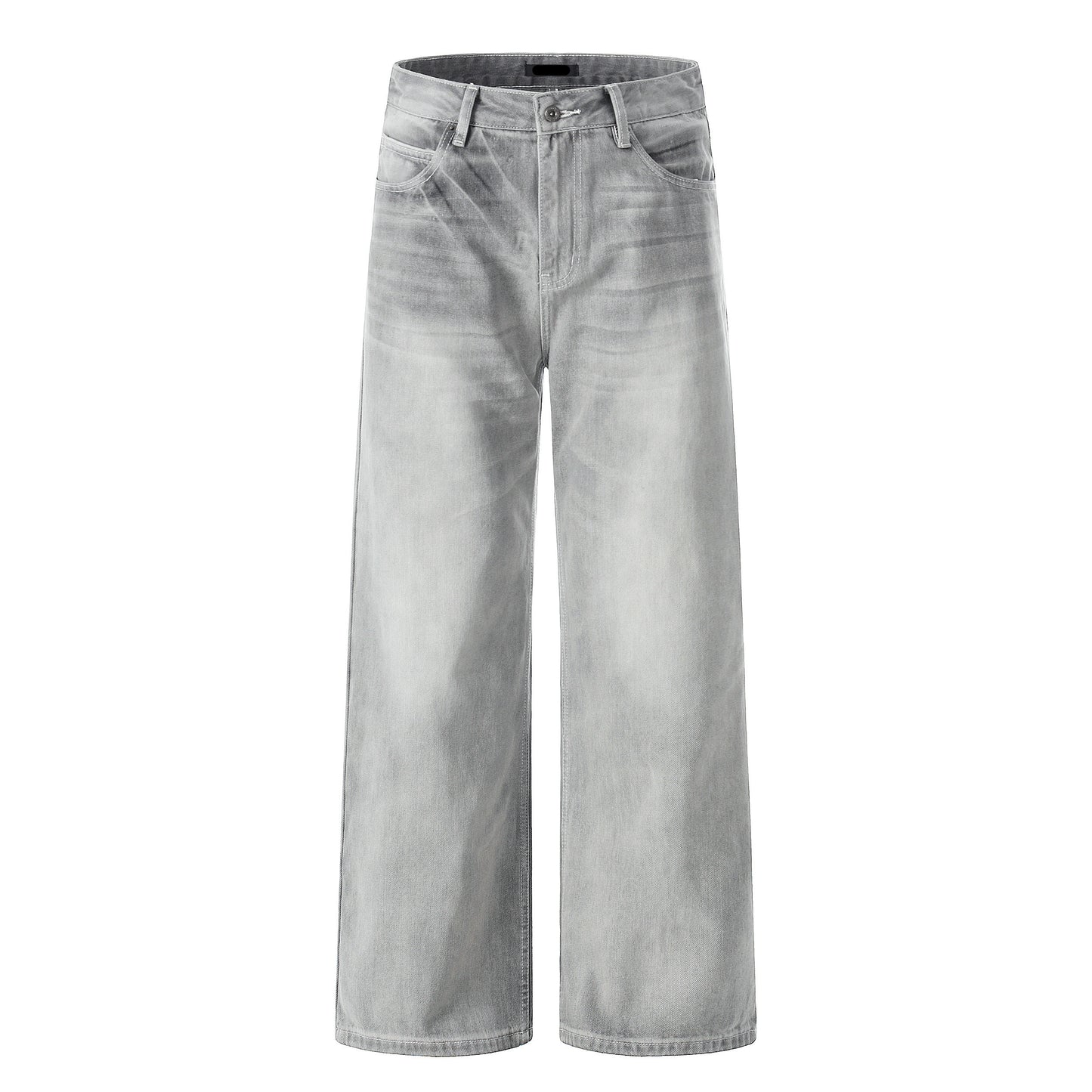 Washed Wide Leg Denim Jeans NA9205