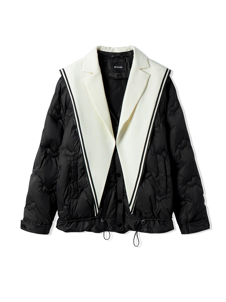 Detachable Short White Duck Down Jacket NA6744