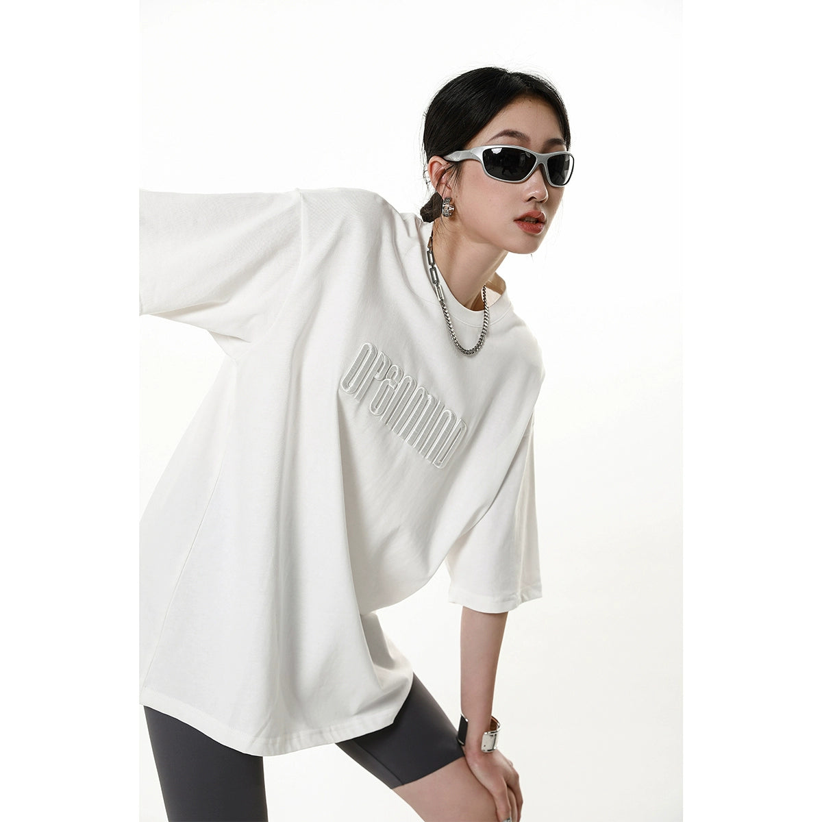 Round Neck Heavyweight Basic Short Sleeve T-Shirt NA2226