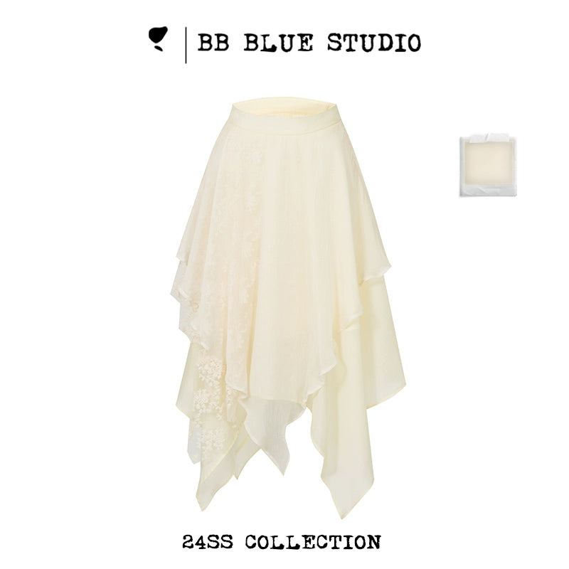 Wave Layered Camisole & Wave Layered Skirt Setup NA7440