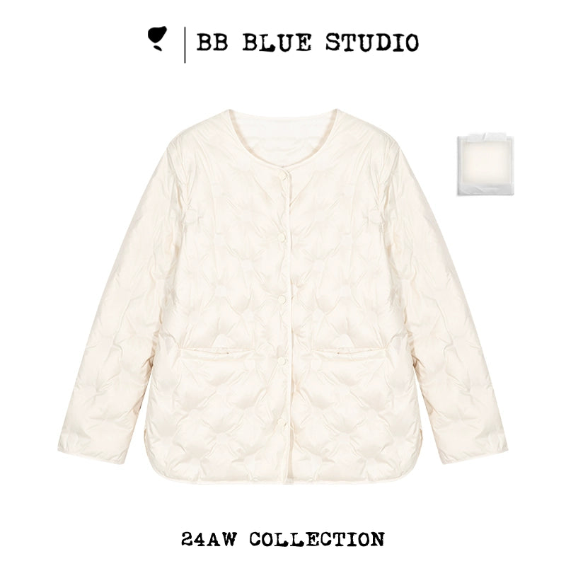 Lightweight White Duck Down Jacket NA7522