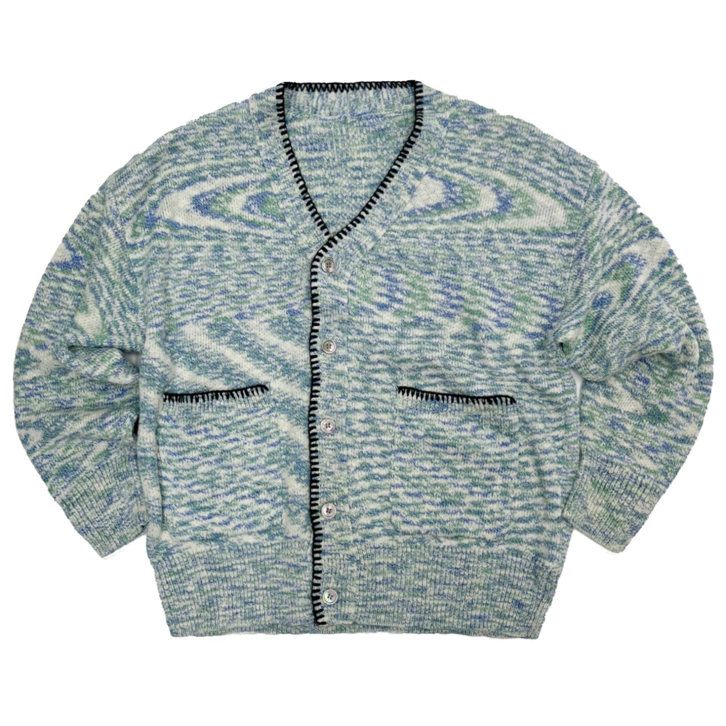 Melange Knit Pocket Button Cardigan NA9190