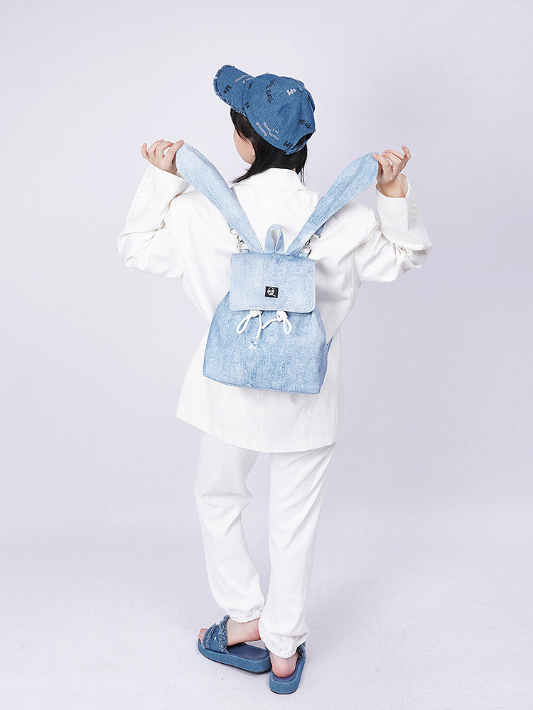 Large Capacity Denim Bunny Backpack NA8422