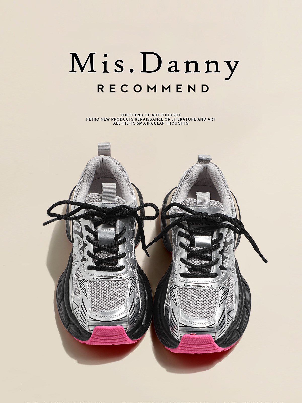 Mesh Platform Dad Sneakers NA8678