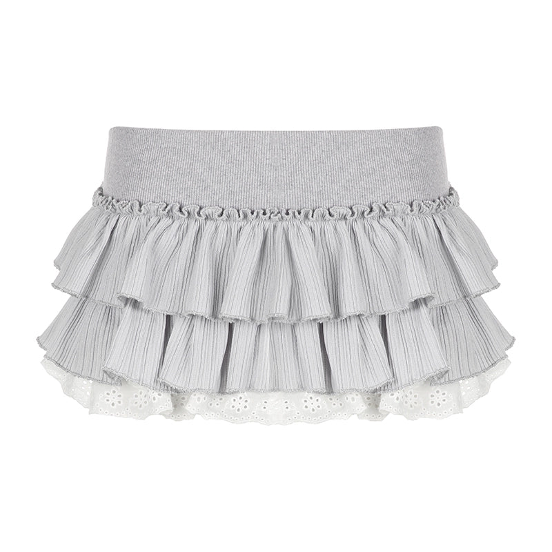 Jacquard Short Skirt NA4619