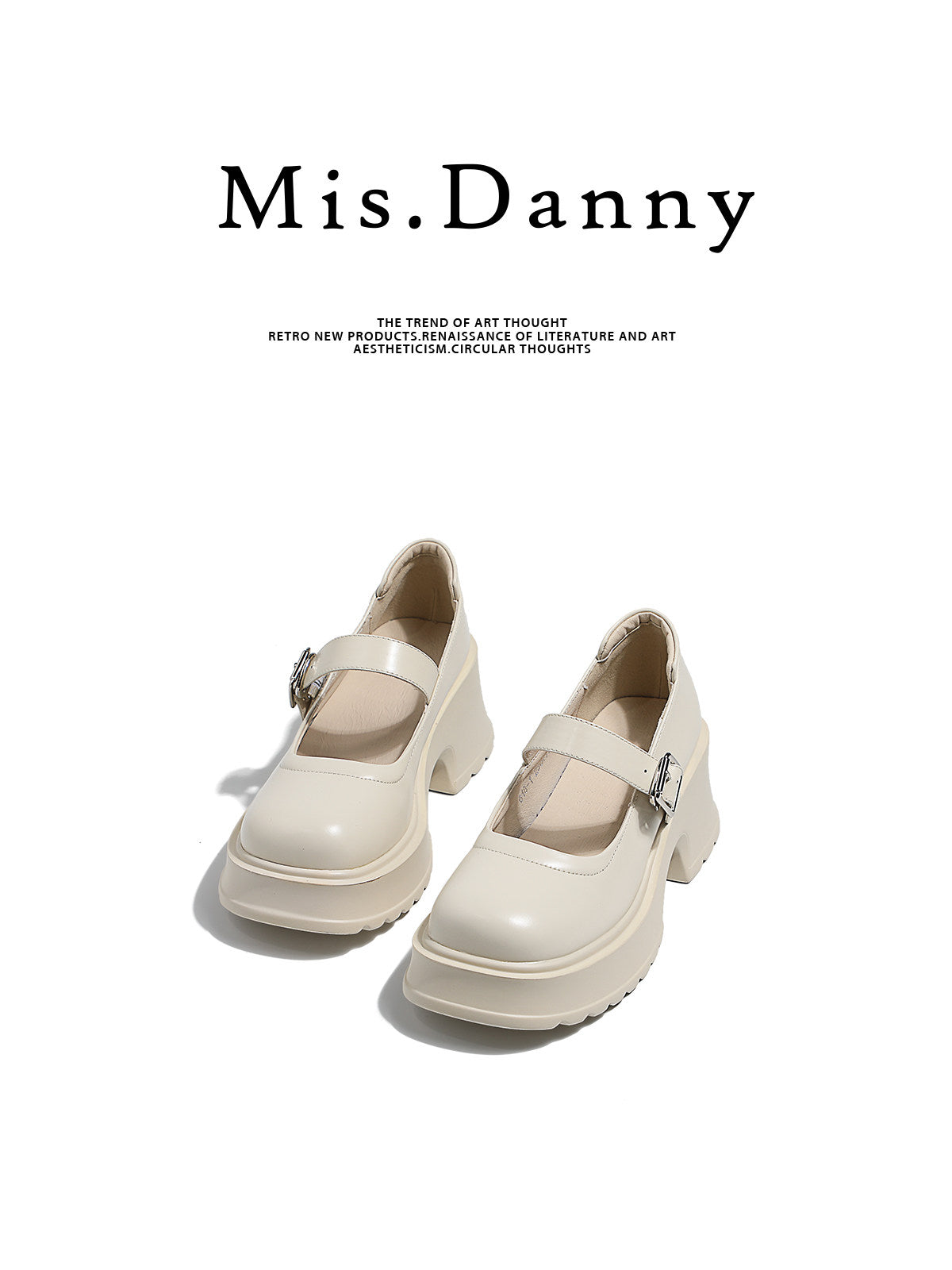 Low-Cut Platform PU Leather Shoes NA8684