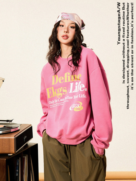 Oversize Graphic Sweatshirt NA9398