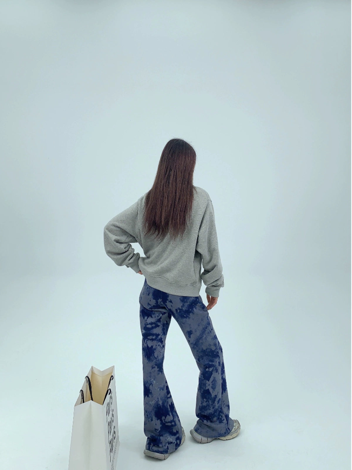 Tie Dye Slim Fit Flare Sweatpants NA2846