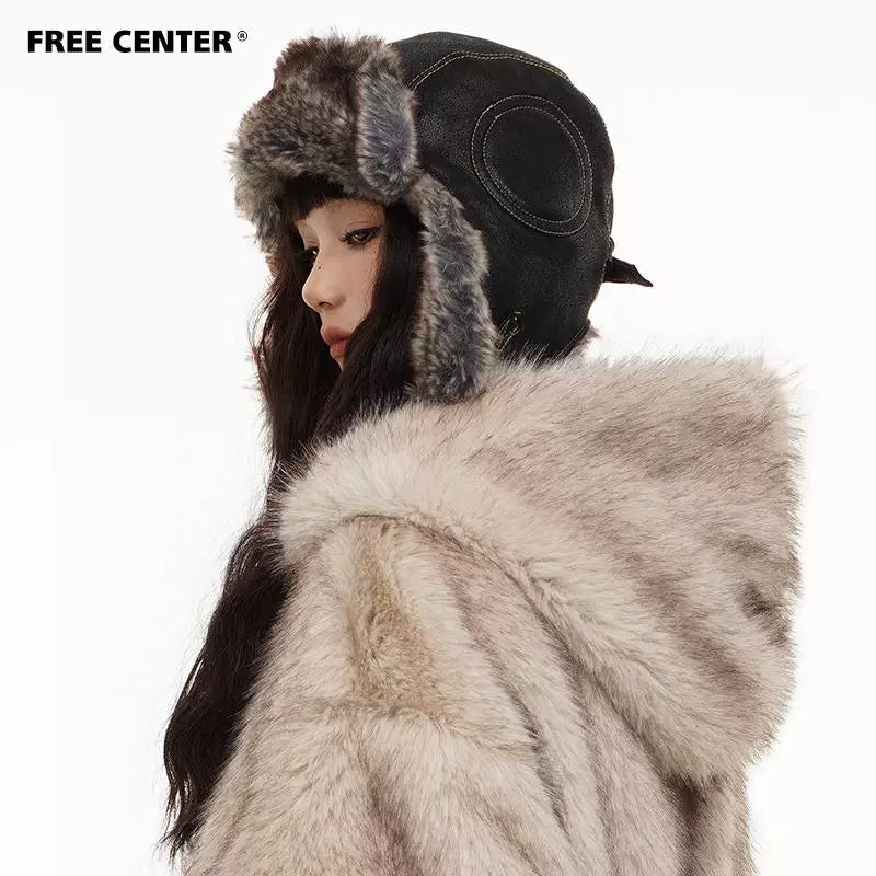 NA8872 Many fans of FreeCenter chased and asked about the winter warm atmosphere artifact Lei Feng hat NA8872
