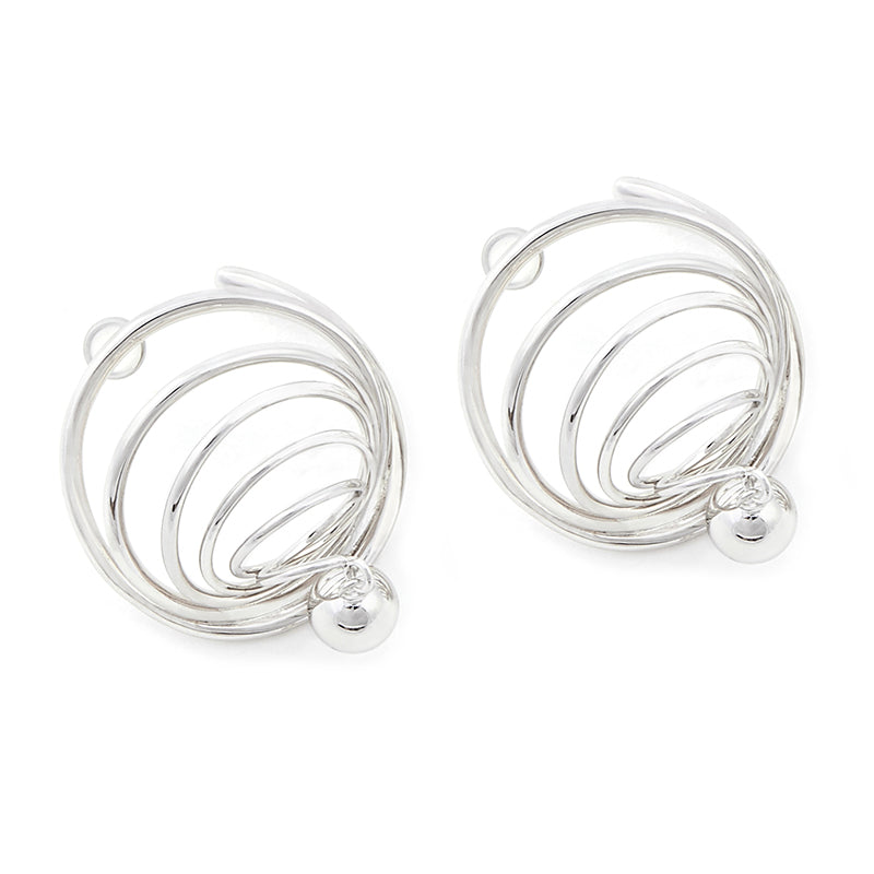 Spiral Circle Earrings NA7992