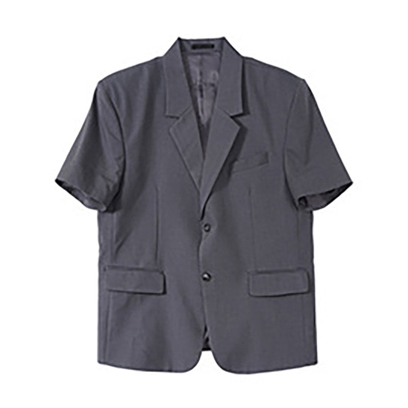 Draped Academy Short Sleeve Tailored Jacket & Draped Trousers Setup NA9055