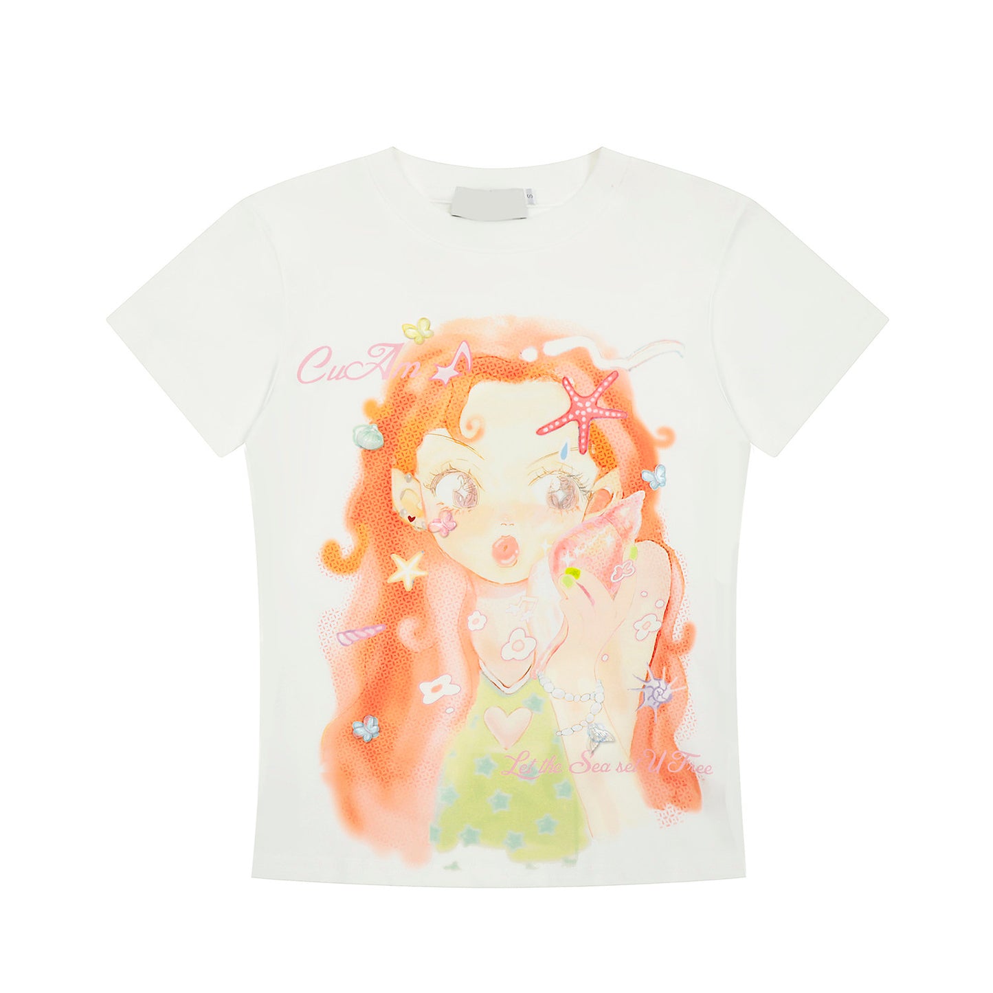 Illustration Print Short Sleeve T-Shirt NA9122