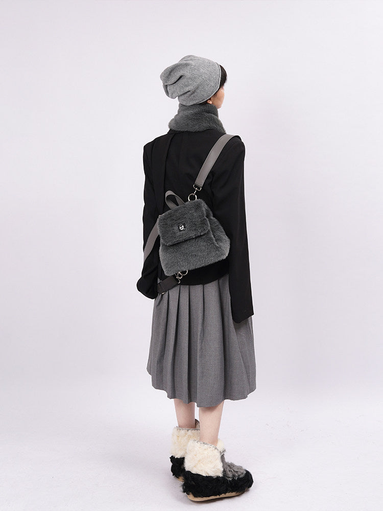 Fluffy Y2K One Shoulder Backpack NA8430