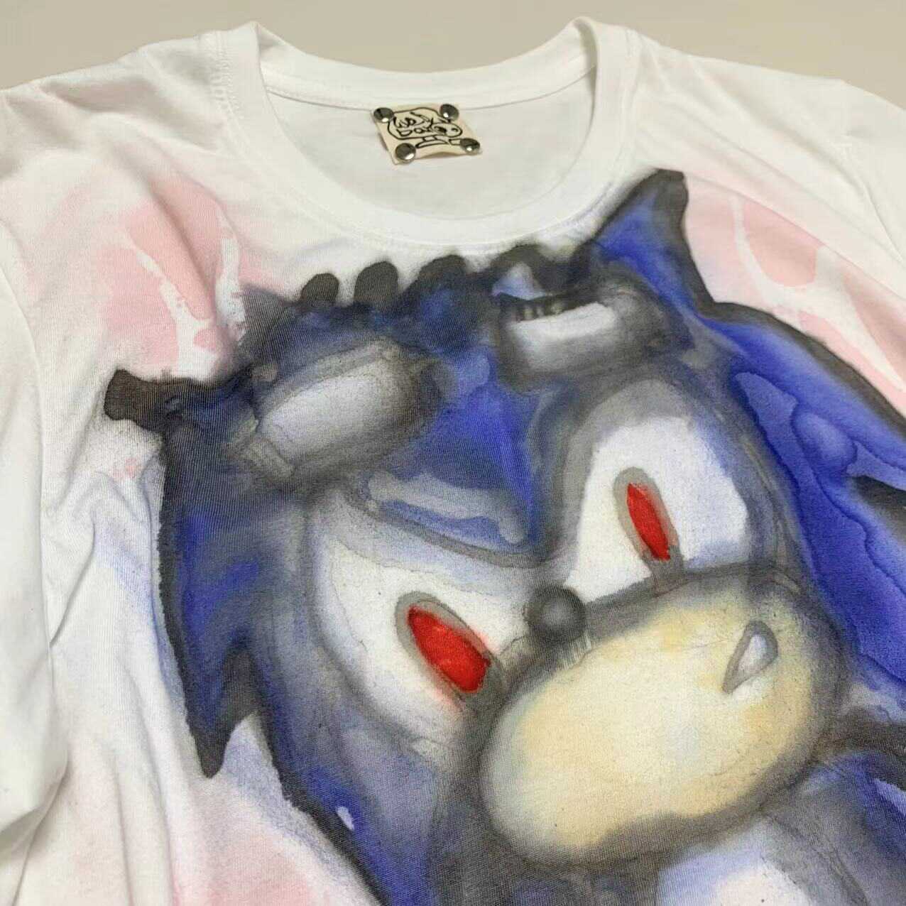 Cartoon Print Short Sleeve T-shirt NA7651