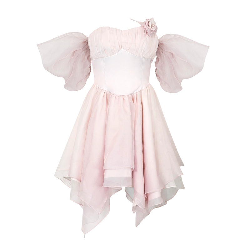 Pastel French Resort Sunset Dress NA7406