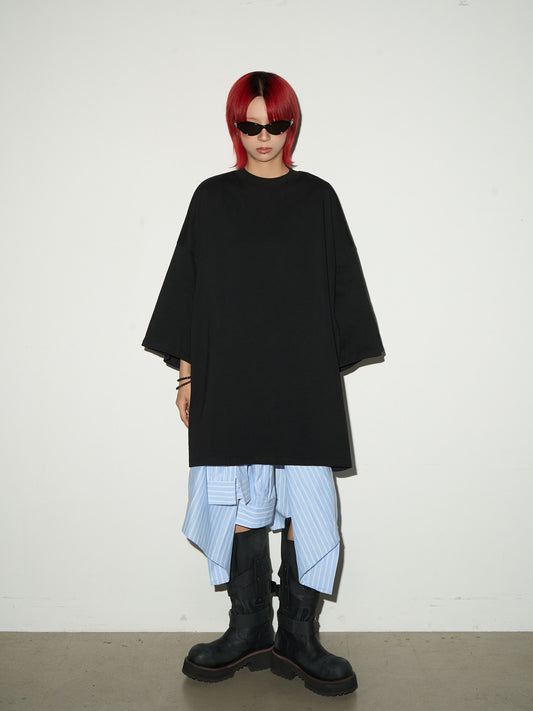 Oversize Longline Short Sleeve T-Shirt NA9174