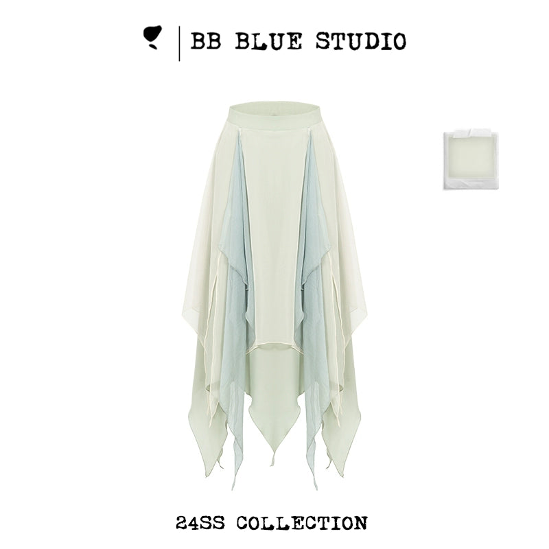 Lace Floral Tube Top & Layered Skirt Setup NA7531