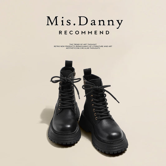 Thick Lining Platform Short Boots NA8780