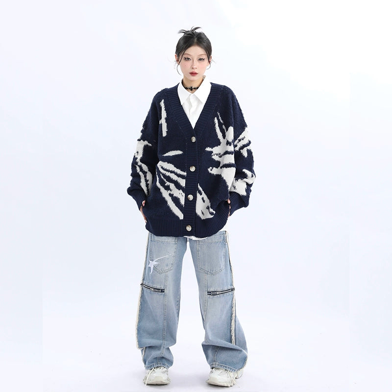 Oversized Knit Cardigan NA1708