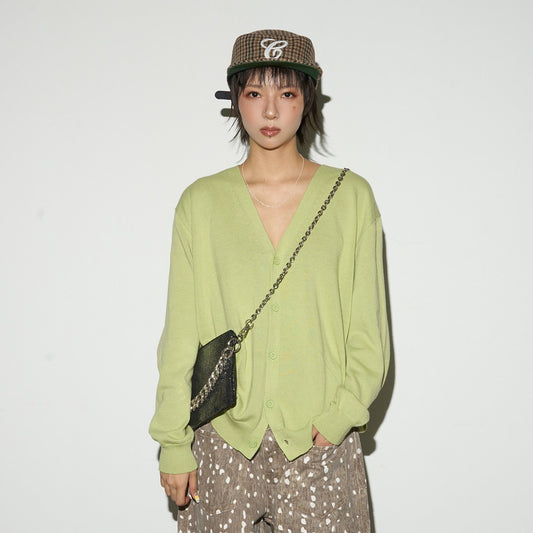 V-Neck Knit Button Cardigan NA9185