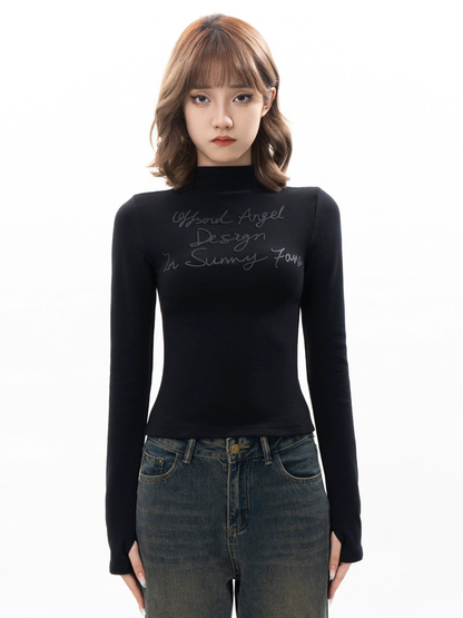 3D Print Design Slim Fit Long Sleeve Top NA1931