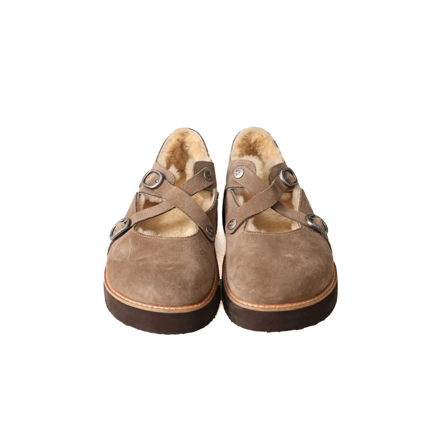 Cross Strap Suede Upper Shoes NA1623