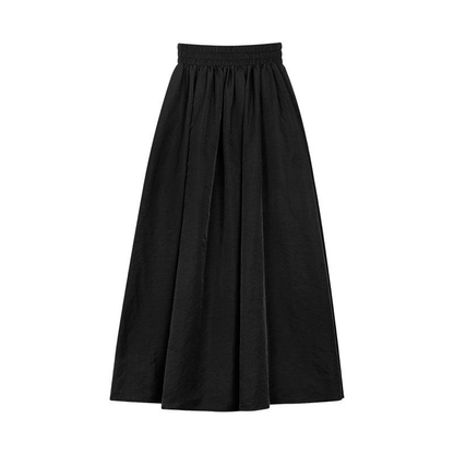 Elastic-waist A-line Umbrella Skirt WNW1445