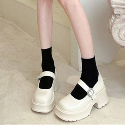 PU Leather Platform Pumps NA8708