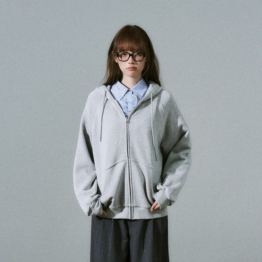Bow Design Zipper Hoodie NA8837