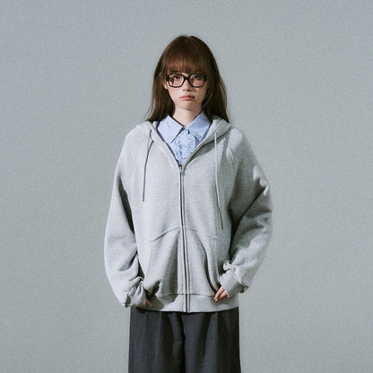 Bow Design Zipper Hoodie NA8837