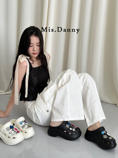 Hollow Design Platform Sandals NA8696