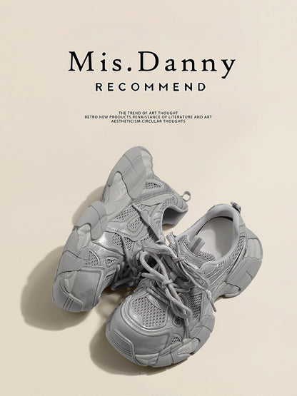 Platform Chunky Sole Lace-Up Sneakers NA8743