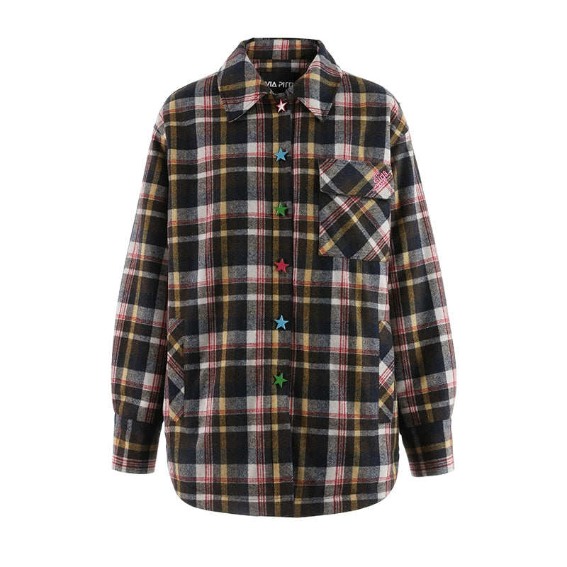 Plaid Oversize Shirt NA4716