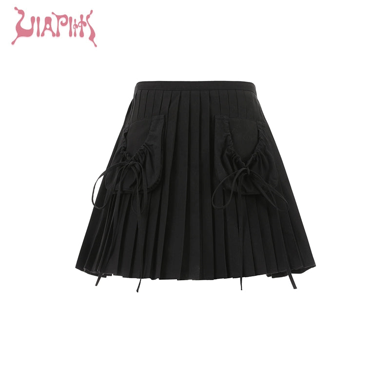 Pleated A-line Fluffy Skirt NA4805