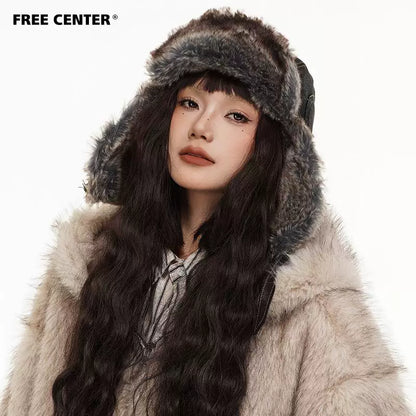 NA8872 Many fans of FreeCenter chased and asked about the winter warm atmosphere artifact Lei Feng hat NA8872