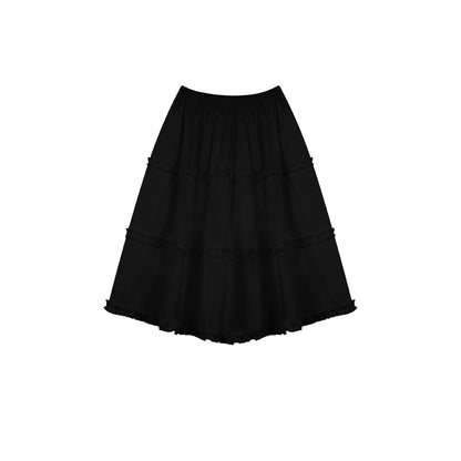 Ruffle Mid Length Skirt NA3614