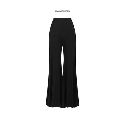 Knitted Drape Flare Pants NA4203