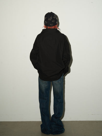 Washed Fade Flare Denim Jeans NA9177