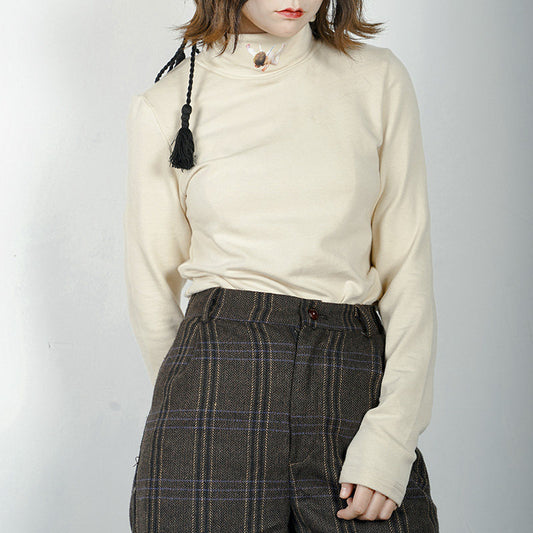 Angel Motif Long Sleeve T-shirt NA8331