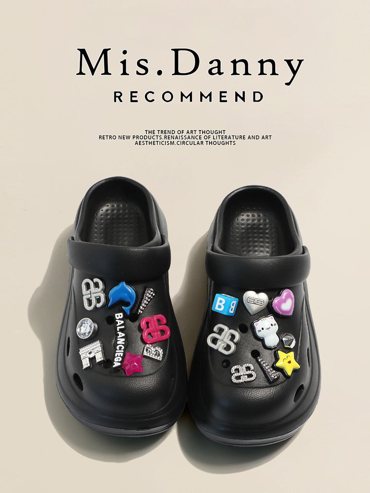 Hollow Design Platform Sandals NA8696